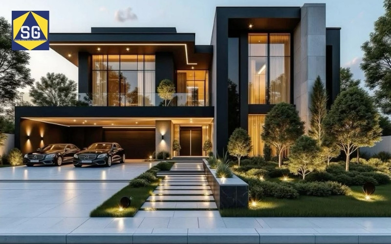 Mẫu nhà lệch tầng 7x7m Mẫu nhà lệch tầng 7x7m