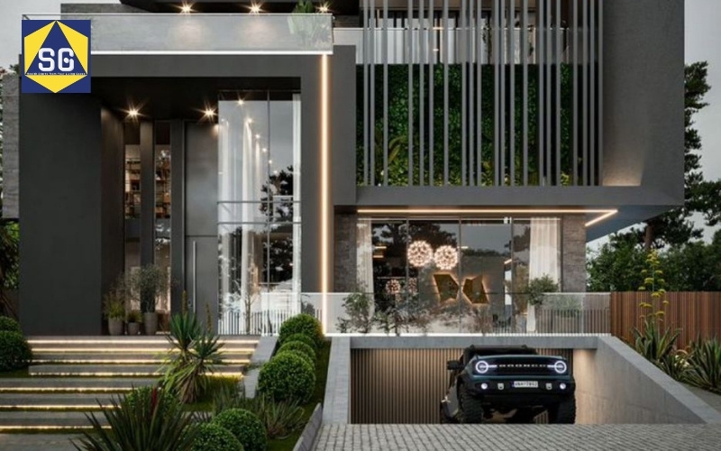Mẫu nhà lệch tầng 7x7m Mẫu nhà lệch tầng 7x7m