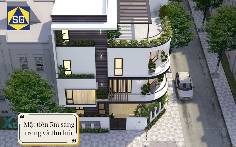 Mẫu nhà lệch tầng 7x7m Mẫu nhà lệch tầng 7x7m