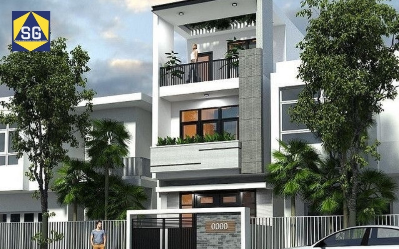Mẫu nhà lệch tầng 7x7m Mẫu nhà lệch tầng 7x7m