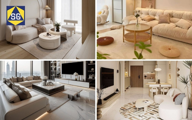 Phòng khách rộng 16m2