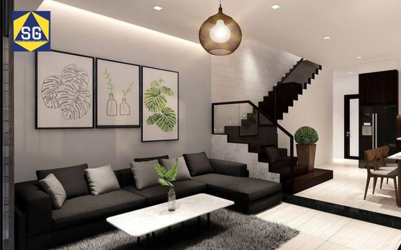 Phòng khách rộng 16m2