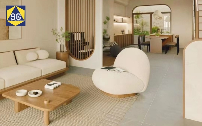 Phòng khách rộng 16m2