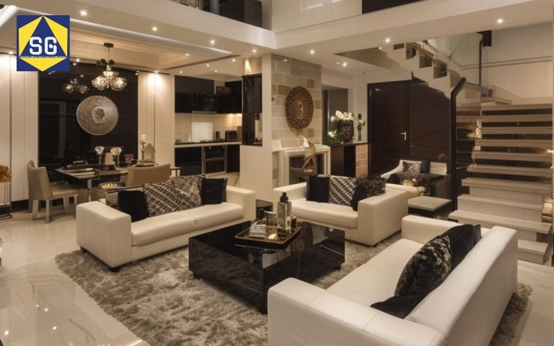 Phòng khách rộng 16m2