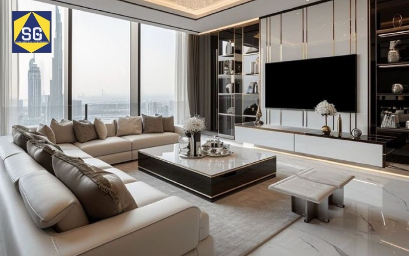 Phòng khách rộng 16m2