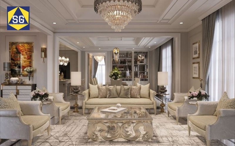 Phòng khách rộng 16m2