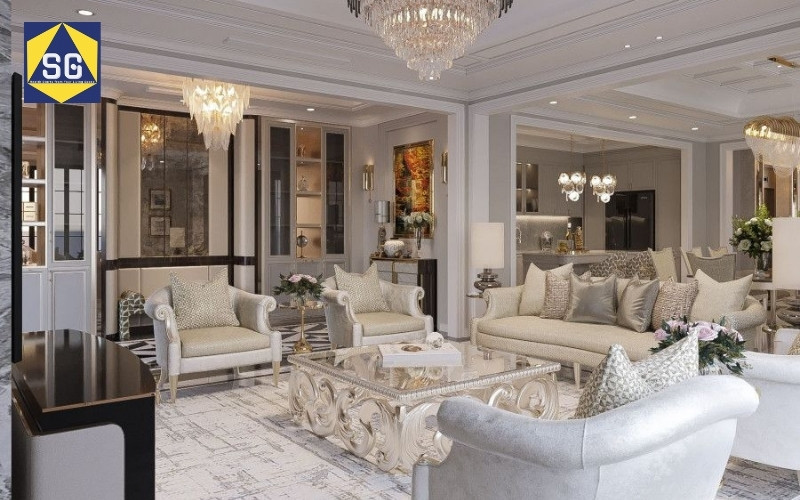 Phòng khách rộng 16m2