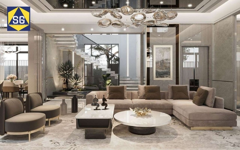 Phòng khách rộng 16m2