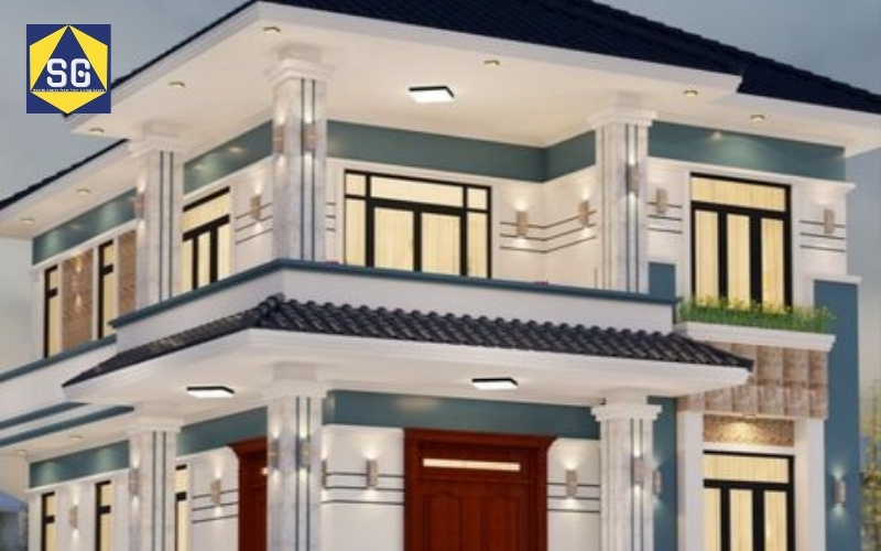 Thiết kế nhà ngang 8m dài 12m Thiết kế nhà ngang 8m dài 12m