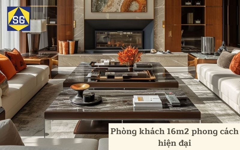 Thiết kế phòng khách 16m2