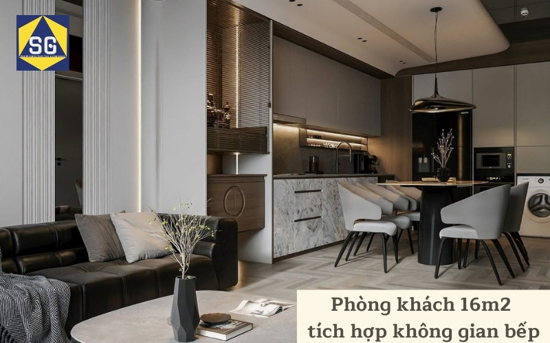Thiết kế phòng khách 16m2