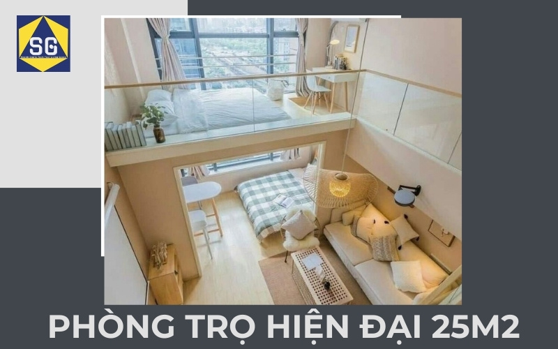 Thiết kế phòng trọ hiện đại