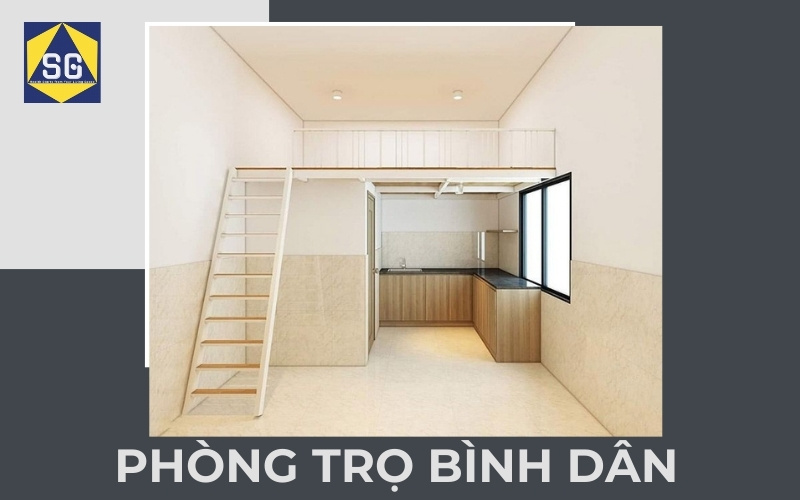 Thiết kế phòng trọ hiện đại
