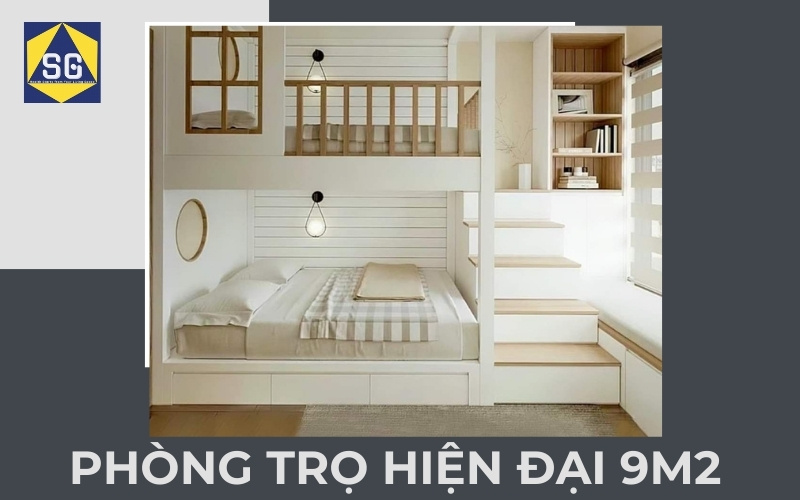 Thiết kế phòng trọ hiện đại