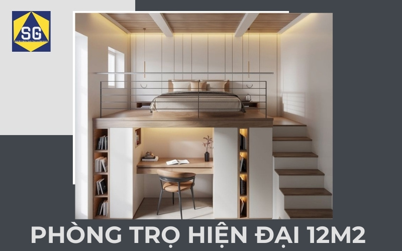 Thiết kế phòng trọ hiện đại
