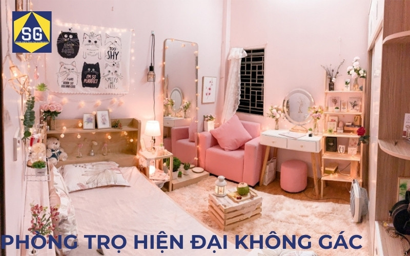 Thiết kế phòng trọ hiện đại