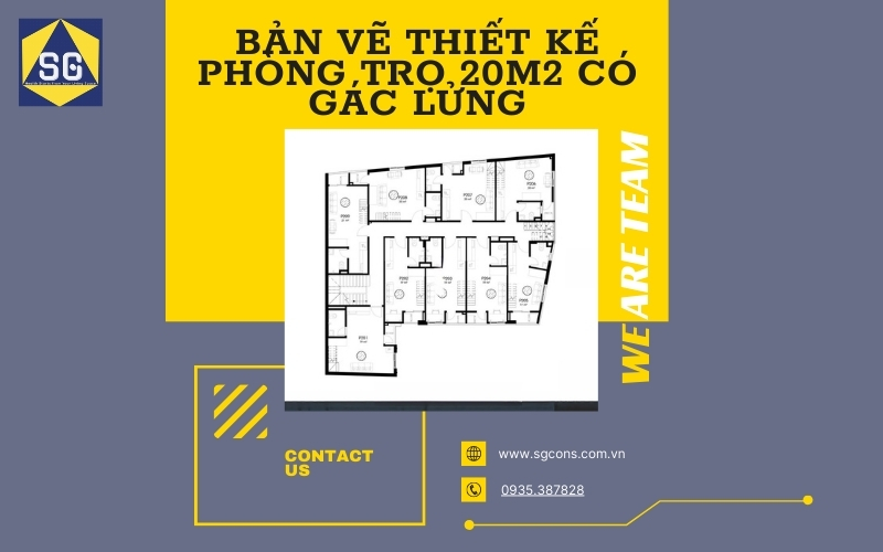 bản vẽ thiết kế phòng trọ 20m2 bản vẽ thiết kế phòng trọ 20m2