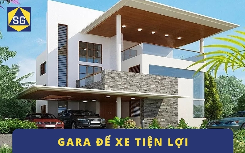 Mẫu nhà 2 tầng mặt tiền 8m hiện đại