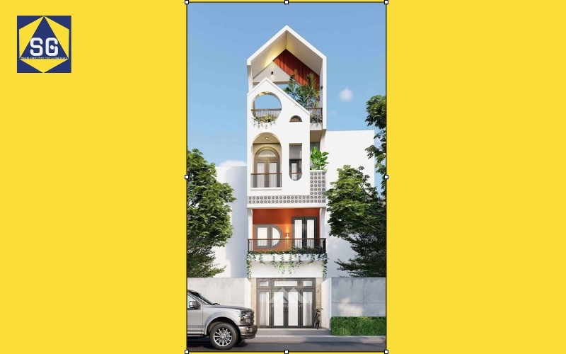 Mẫu nhà ngang 4m dài 20m Mẫu nhà ngang 4m dài 20m