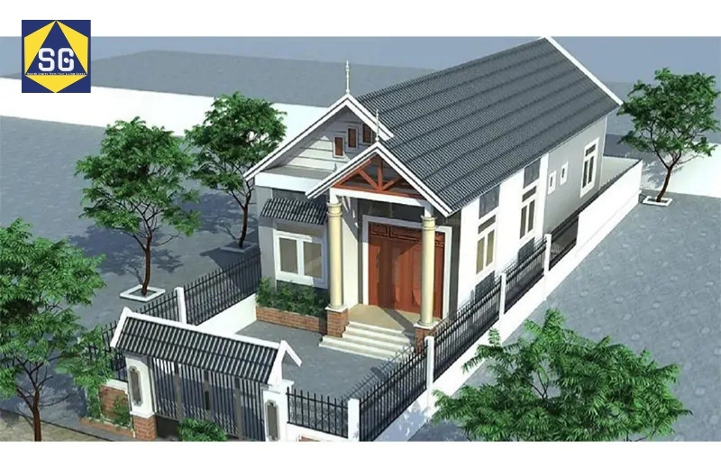 Mẫu nhà ngang 4m dài 20m Mẫu nhà ngang 4m dài 20m