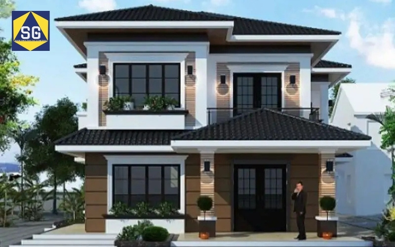 Thiết kế nhà ngang 9m dài 10m Thiết kế nhà ngang 9m dài 10m