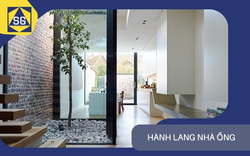 Giếng trời nhà ống 4m Giếng trời nhà ống 4m