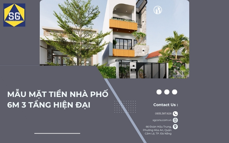 mặt tiền nhà phố 6m 3 tầng mặt tiền nhà phố 6m 3 tầng