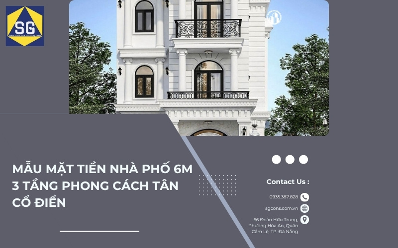 mặt tiền nhà phố 6m 3 tầng mặt tiền nhà phố 6m 3 tầng