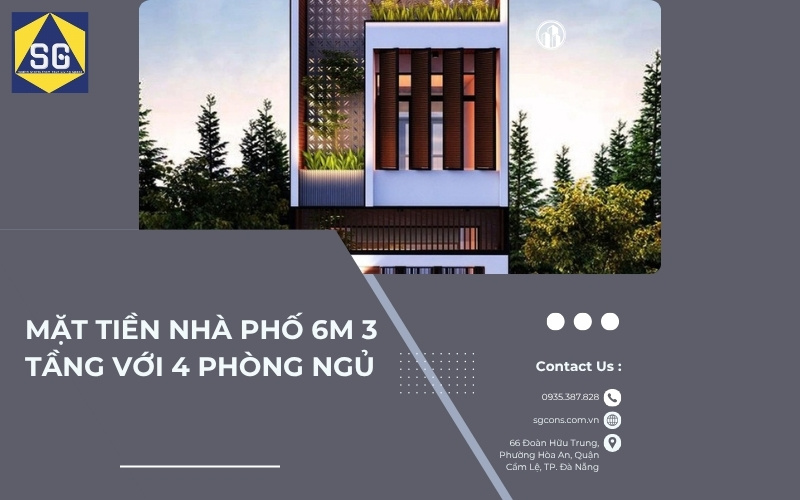 mặt tiền nhà phố 6m 3 tầng mặt tiền nhà phố 6m 3 tầng