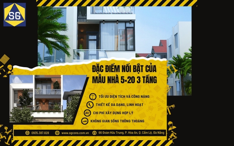 mẫu nhà 5x20 3 tầng mẫu nhà 5x20 3 tầng