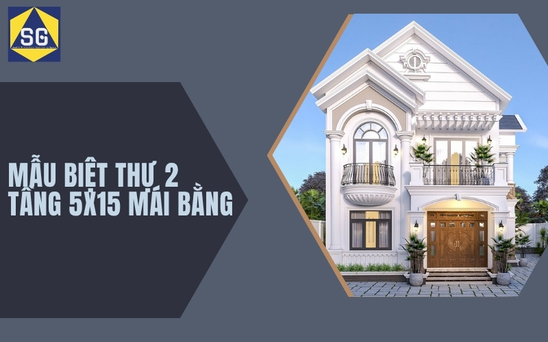 nhà 2 tầng 3 phòng ngủ 5x15