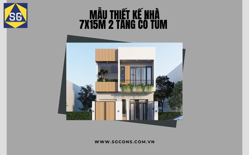 thiết kế nhà 7x15m 2 tầng thiết kế nhà 7x15m 2 tầng