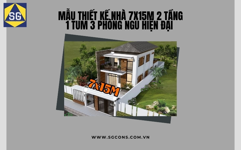 thiết kế nhà 7x15m 2 tầng thiết kế nhà 7x15m 2 tầng