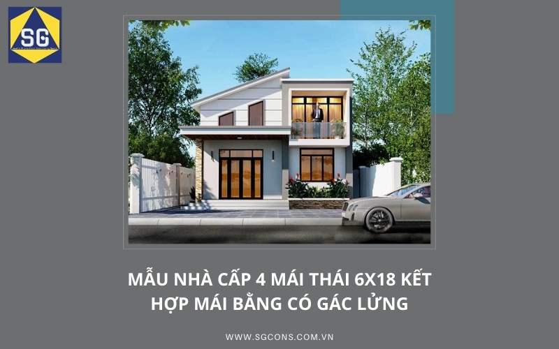 nhà cấp 4 mái thái 6x18 nhà cấp 4 mái thái 6x18
