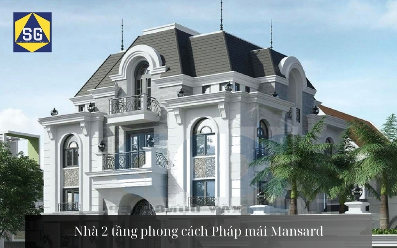 Mẫu nhà 2 tầng kiến trúc Pháp Mẫu nhà 2 tầng kiến trúc Pháp