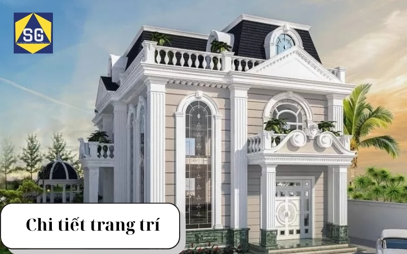 Mẫu nhà 2 tầng kiến trúc Pháp Mẫu nhà 2 tầng kiến trúc Pháp