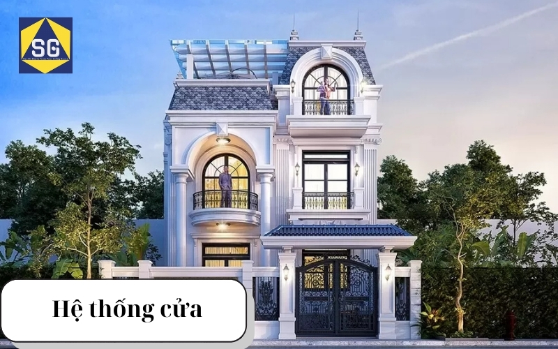 Mẫu nhà 2 tầng kiến trúc Pháp Mẫu nhà 2 tầng kiến trúc Pháp