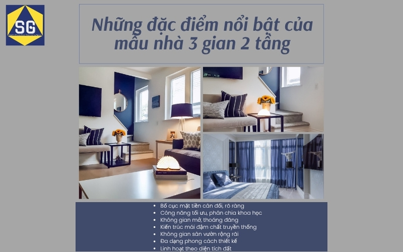 Mẫu Nhà 3 Gian 2 Tầng Đẹp Mẫu Nhà 3 Gian 2 Tầng Đẹp
