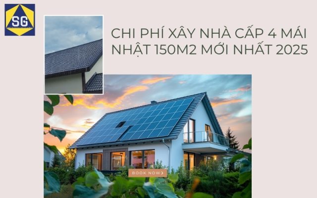nhà cấp 4 mái Nhật