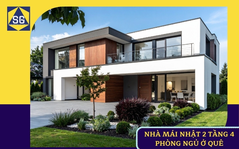Thiết kế nhà đẹp 2 tầng 7x16m Thiết kế nhà đẹp 2 tầng 7x16m