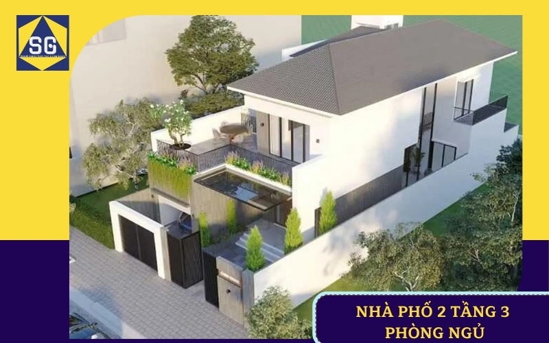 Thiết kế nhà đẹp 2 tầng 7x16m Thiết kế nhà đẹp 2 tầng 7x16m