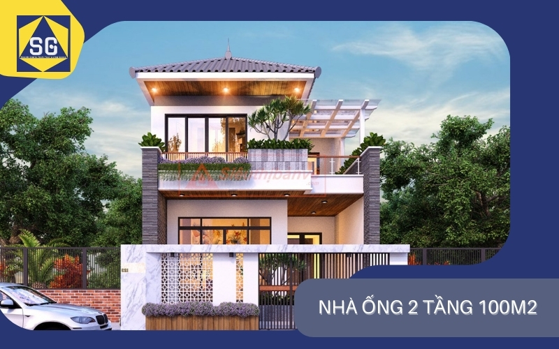Chi phí xây nhà ống 2 tầng