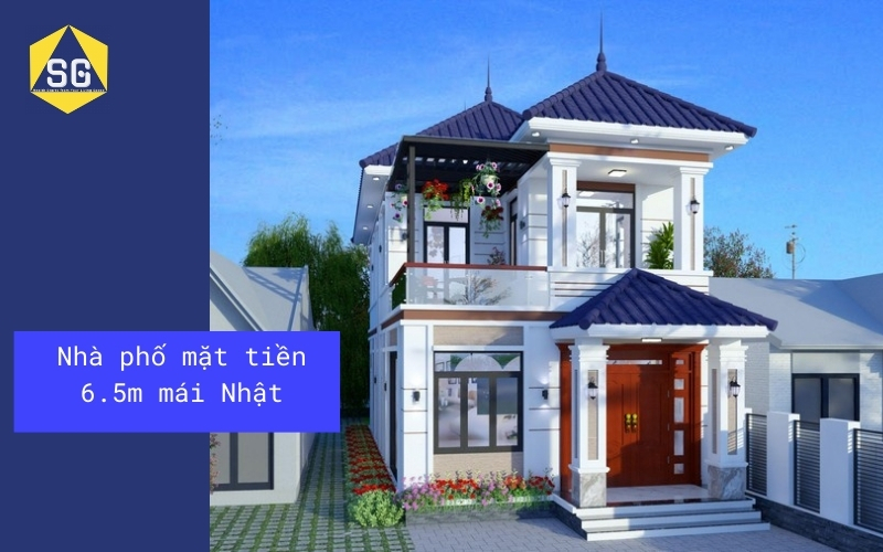 Mẫu nhà 2 tầng mặt tiền 6.5m Mẫu nhà 2 tầng mặt tiền 6.5m