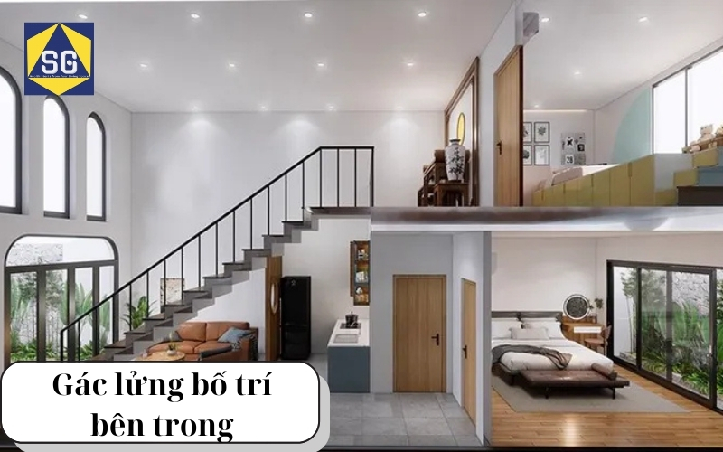 Mẫu nhà cấp 4 gác lửng mái thái đẹp