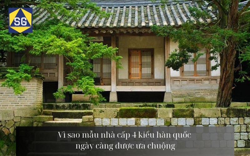 Mẫu nhà cấp 4 kiểu hàn quốc