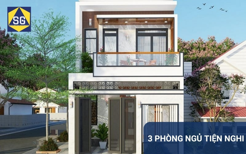 Mẫu nhà phố 2 tầng 5x15