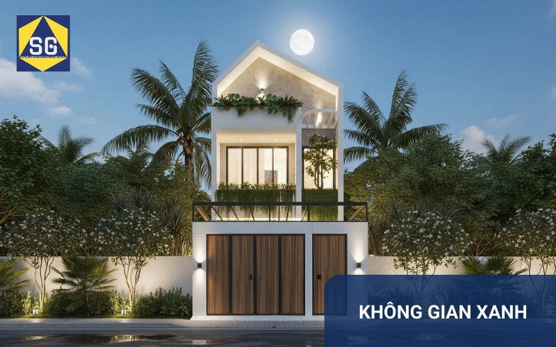 Mẫu nhà phố 2 tầng 5x15