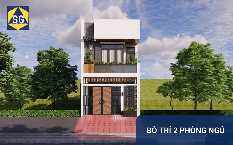 Mẫu nhà phố 2 tầng 5x15