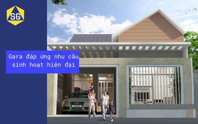 Nhà cấp 4 3 phòng ngủ 4x20