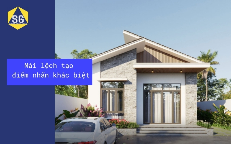 Nhà cấp 4 3 phòng ngủ 4x20